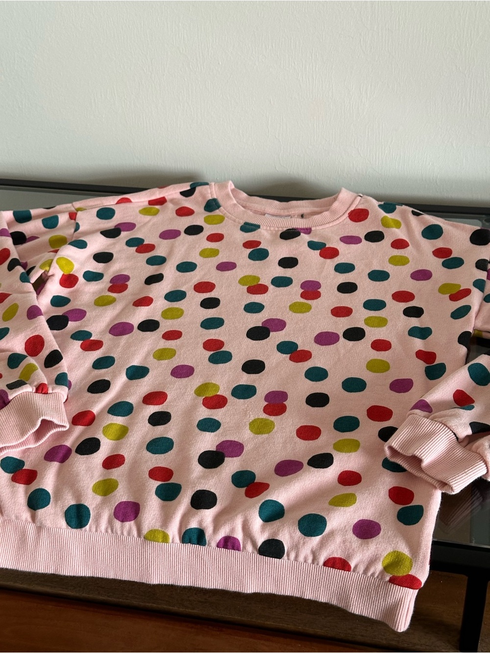 Hanna Andersson Girls' Long Sleeve Mix Pink, Black, White, Lavender Lot of 4 - Picture 2 of 10